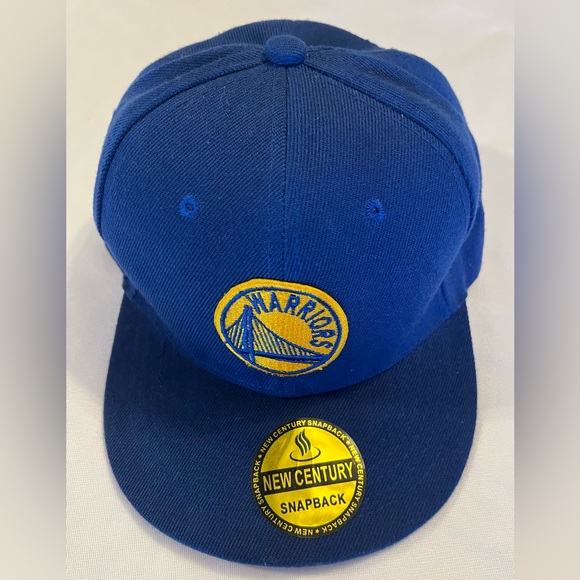 Warriors City Hat Snapback New Century Cap Blue Yellow Men Women Unisex Sports - Picture 1 of 5